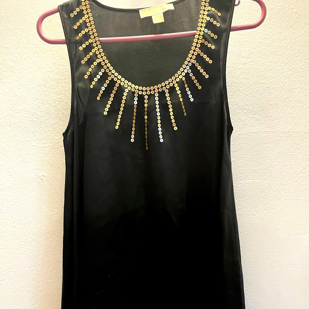 Michael Kors Women’s Tank Top with gold sequins